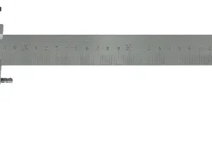 Stangenzirkel flache Ausführung mm-Teilung und Feineinstellung Länge 500mm